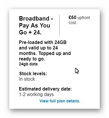 Three Simcard 24 GB für 24 Monate