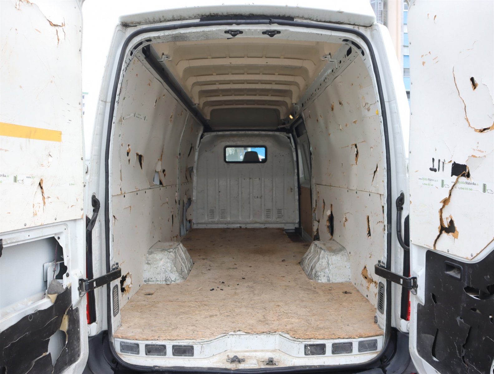 Inside of van