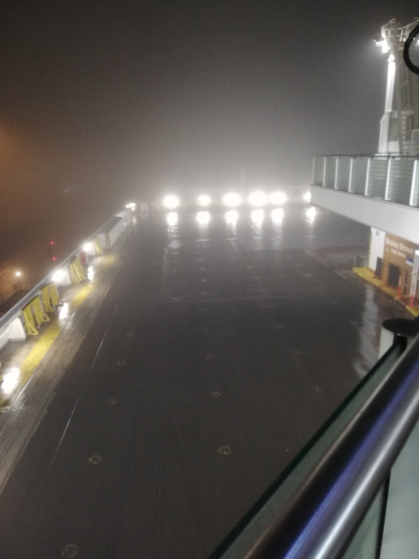 auf der Ferry nach Holland